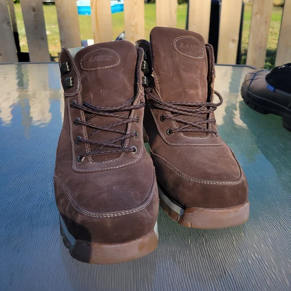 Lugz | Shoes | Mens Lugz Brown Suede Style Boots Size 2 